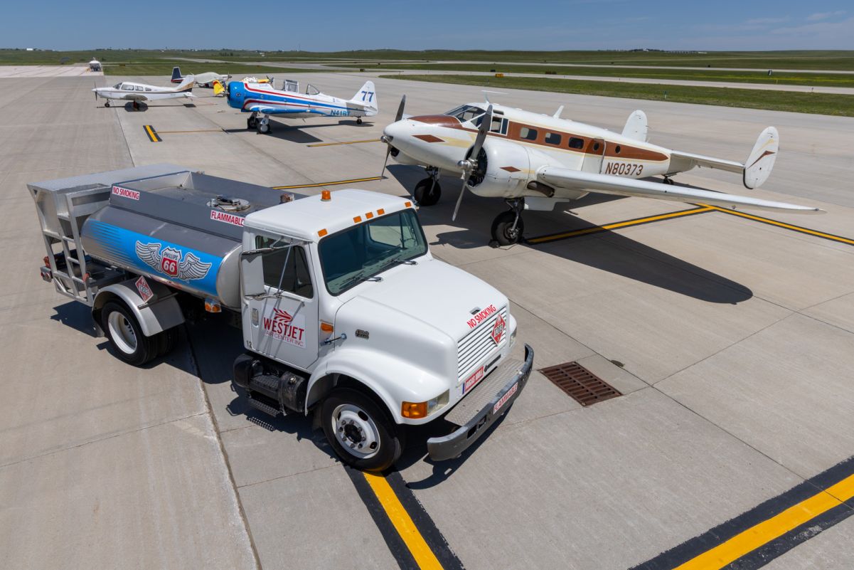 Westjet Truck and Planes