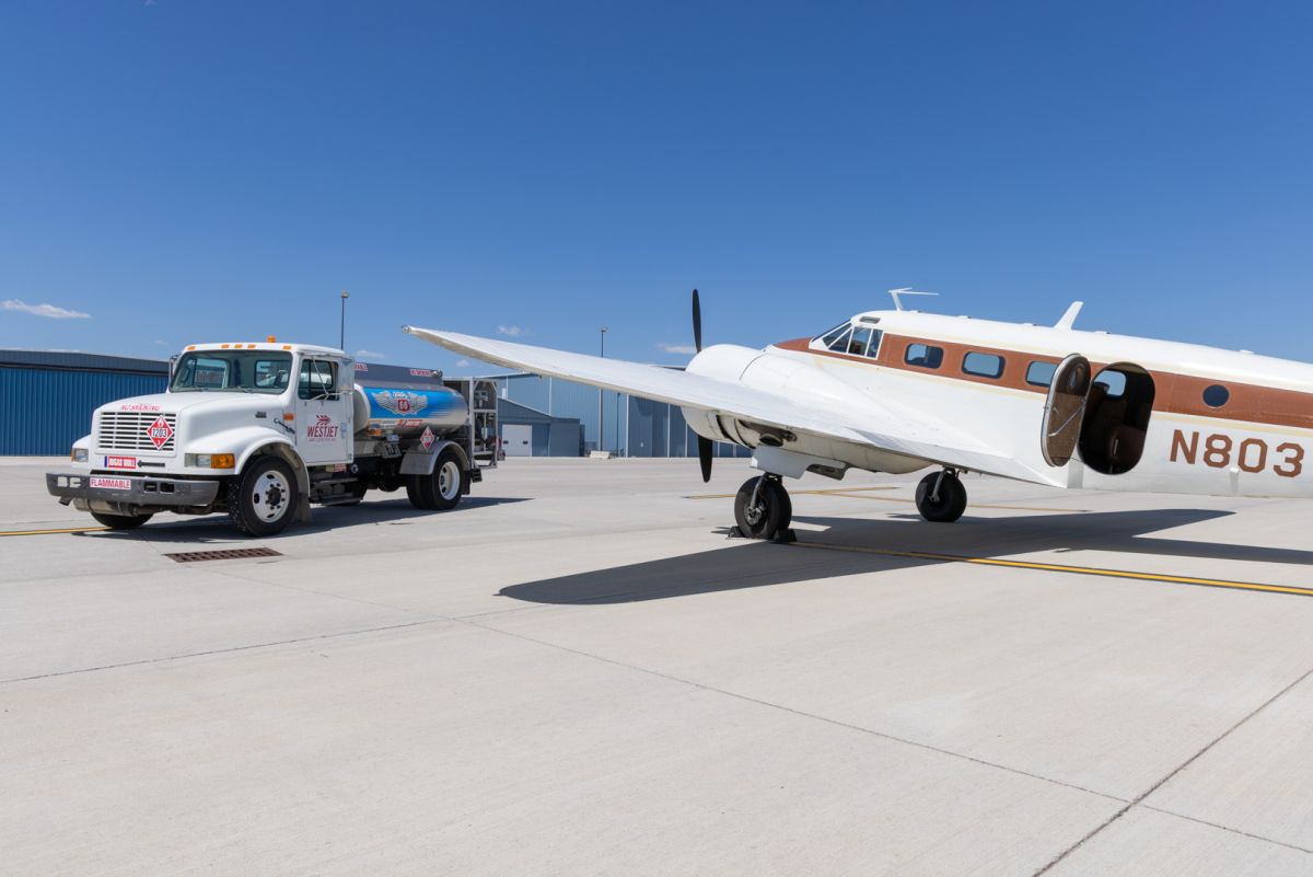 Westjet Truck and Plane